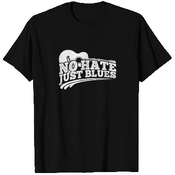 Discover No hate just Blues Music Trumpet T Shirts