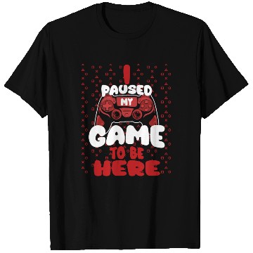 Discover I Paused My Game To Be Here Mens Kids Boys T Shirts