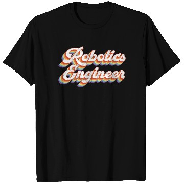 Discover Robot Robotics Engineer Retro T Shirts