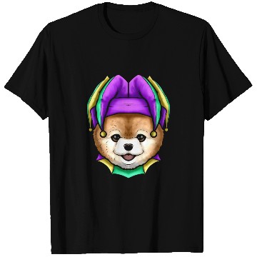 Discover Cute Bear with Jester Hat for Mardi Gras T Shirts