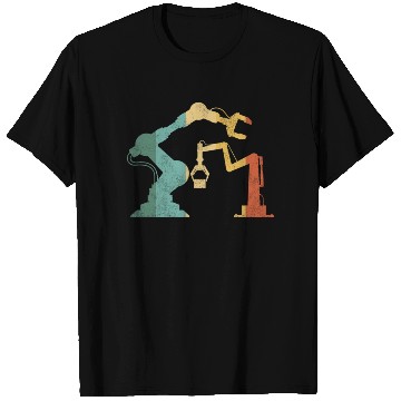 Discover Robot Robotics Engineer Retro T Shirts