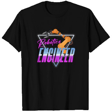 Discover Robot Robotics Engineer Retro T Shirts