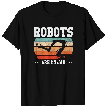 Discover Robot Robotics Engineer Retro T Shirts