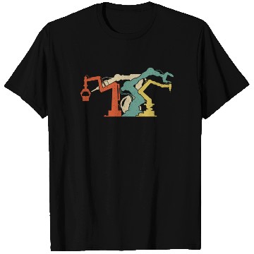 Discover Robot Robotics Engineer Retro T Shirts