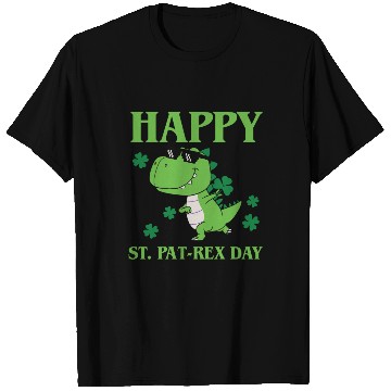 Discover Happy St Pat-Rex Day Dinosaur Boys St Patricks Day T Shirts