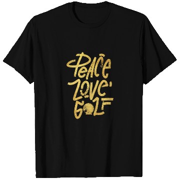Discover Peace Love Golf T Shirts