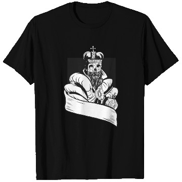 Discover Bearded skull-face king Bearded skull-face king qu T Shirts