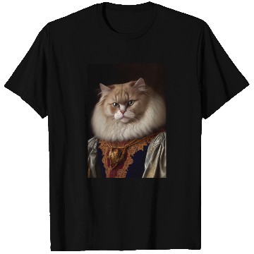Discover Angora Persian Cat Breed Portrait Royal Renaissanc T Shirts