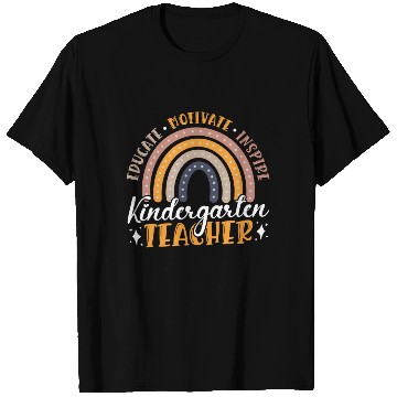 Discover Educate Motivate Inspire Kindergarten Teacher T Shirts