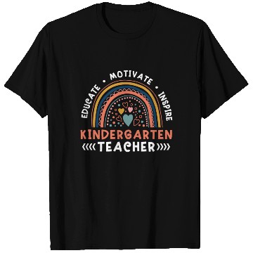 Discover Educate Motivate Inspire Kindergarten Teacher T Shirts