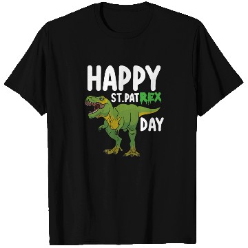 Discover Happy St Pat Rex Day Dinosaur T Shirts