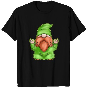 Discover Meditating Gnome Doing Yoga For St Patricks Day T Shirts