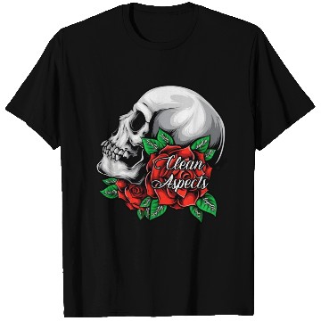 Discover CA SKULL AND ROSES T Shirts