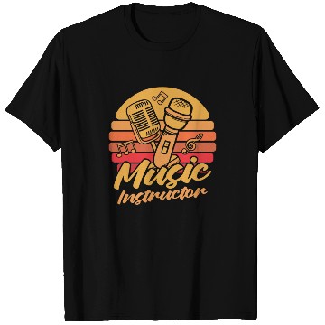 Discover Music Teacher Microphone T Shirts