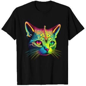 Discover Alien cosmic cat T Shirts
