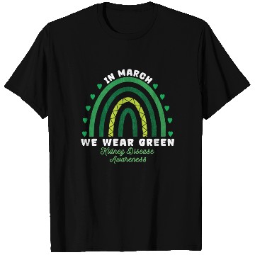 Discover We Wear Green Kidney Disease Awareness T Shirts