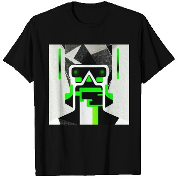 Discover Cyberpunk Inspired Green Theme KeyLead T Shirts