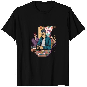 Discover Cool Poker Fans Retro Comic Style Poker Player T Shirts