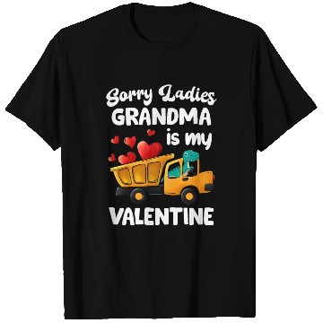 Discover Grandma Is My Valentine Trex Dino Dump Truck Boys T Shirts