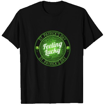 Discover Shamrock Feeling Lucky On St Patricks Day T Shirts