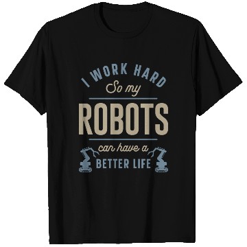 Discover Robot Robotics Engineer I Work T Shirts