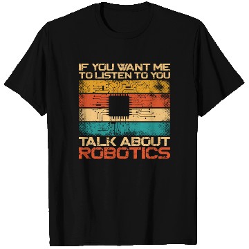 Discover Robot Robotics Engineer Retro T Shirts