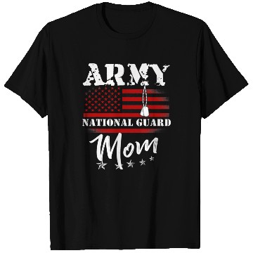 Discover Proud Army National Guard Mom US Flag Tees US Mili T Shirts