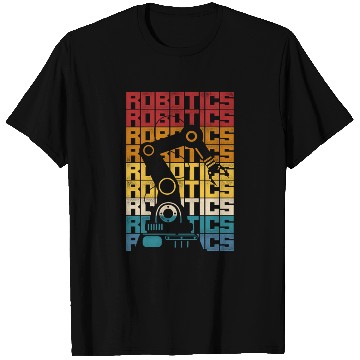 Discover Robot Robotics Engineer Retro T Shirts