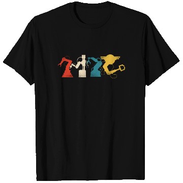 Discover Robot Robotics Engineer Retro T Shirts