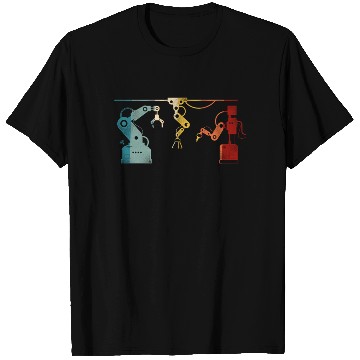 Discover Robot Robotics Engineer Retro T Shirts