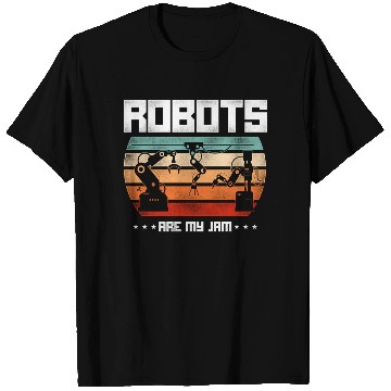 Discover Robot Robotics Engineer Retro T Shirts
