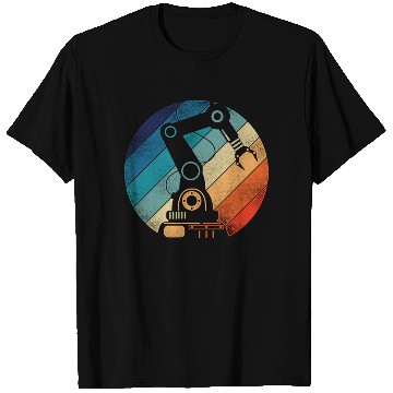 Discover Robot Robotics Engineer Retro T Shirts
