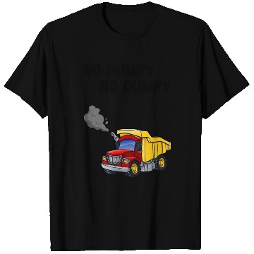 Discover Dump Truck Pump Cover T Shirts
