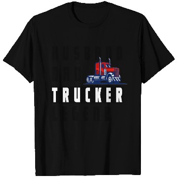 Discover Husband Dad Trucker Legend T Shirts