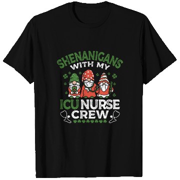 Discover Shenanigans With My ICU Nurse Crew Saint T Shirts