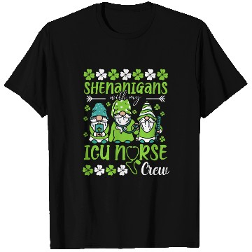 Discover Shenanigans With My ICU Nurse Crew Saint T Shirts