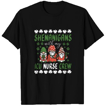 Discover Shenanigans With My ICU Nurse Crew Saint T Shirts