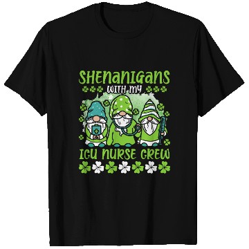 Discover Shenanigans With My ICU Nurse Crew Saint T Shirts