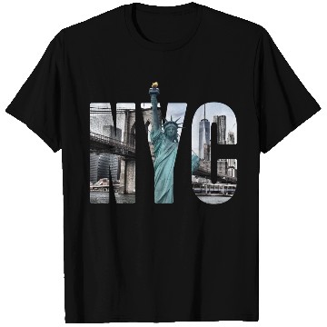 Discover New York City - NYC Lettering T Shirts