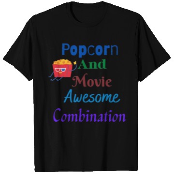 Discover Popcorn And Movie Awesome Combination T Shirts