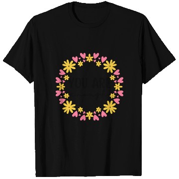 Discover You Are Enough - Flower Crown T Shirts