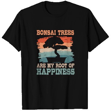 Discover Bonsai Tree Root Of Happiness T Shirts