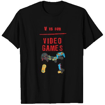 Discover V Not For Valentine's day Video Games T Shirts