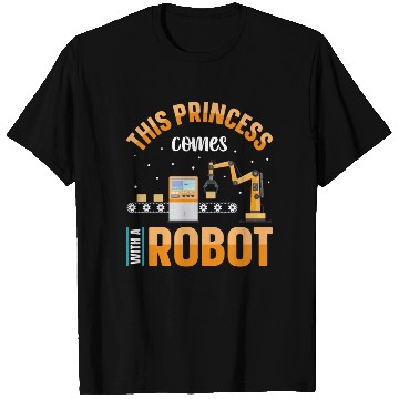 Discover Robot Robotics Engineer Female T Shirts