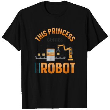 Discover Robot Robotics Engineer Female T Shirts