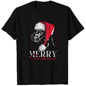 Discover Santa Great Dane Dog Christmas Wilsigns T Shirts