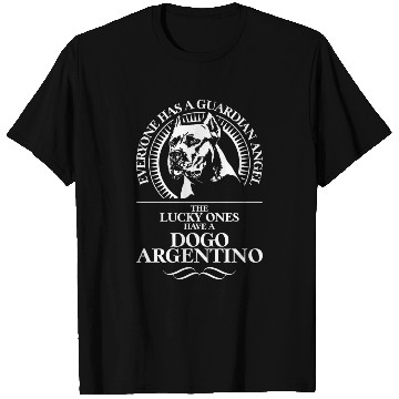Discover Dogo Argentino Guardian Angel Dog quote T Shirts