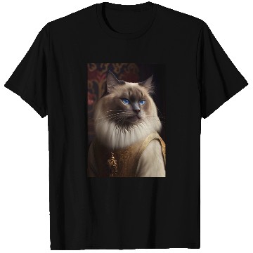 Discover Ragdoll Cat Breed Portrait Royal Renaissance Anima T Shirts