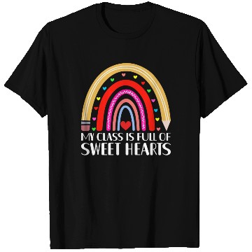 Discover My Class Is Full of SweetHearts Teacher Valentine T Shirts