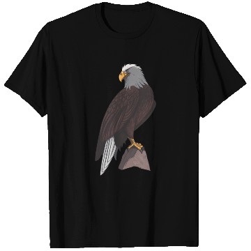Discover Eagle flying perching T Shirts